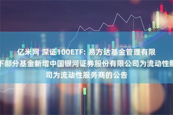 亿米网 深证100ETF: 易方达基金管理有限公司关于旗下部分基金新增中国银河证券股份有限公司为流动性服务商的公告